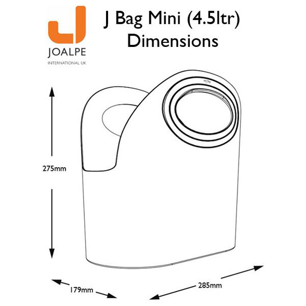 Joalpe Shopping Baskets J-Bag Dimensions