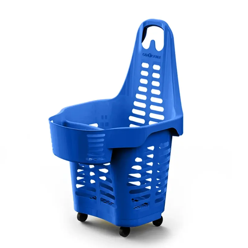 Gendouble - a large blue shopping basket with a 50 ltr space and a smaller 5ltr front pocket by Joalpe International UK