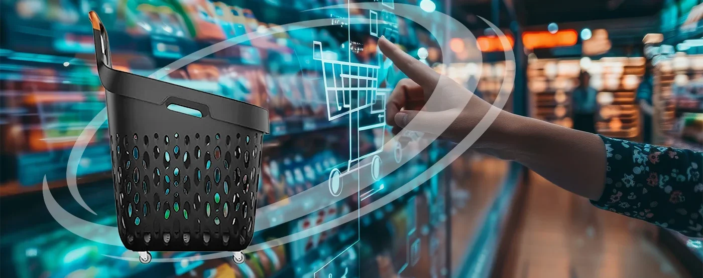 Joalpe GenEvolution innovation showcasing the latest design advancements in shopping baskets.